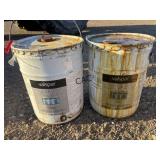 Lot of (2) 5g Aluminum Paint Buckets