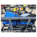 NEW AGT Skid Steer HD Auger w/3 Bits (Blue)