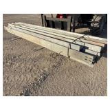 Lot of Approx. 12 Galvanized I-Beams
