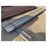 Lot of 6 Galvanized I-Beams
