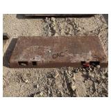 Weldable Skid Steer Plate