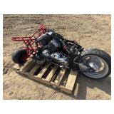 Pallet Lot of Motorcycles for Parts
