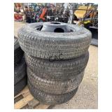 Lot of 4 Carlisle 235/80R16 Tires