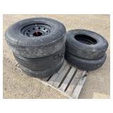 Lot of 5 Trailquest 235/80R16 Tires