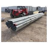 Lot of Approx. 32 Galvanized Pipes