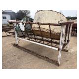 Hay Feeder on Slids w/Extra Feeder and Fire Ring
