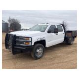 *2019 Chevrolet 3500 Flatbed/4WD/Gas