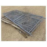 Lot of Metal Fence Panels