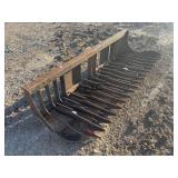 Skid Steer Rock Bucket (Damaged)