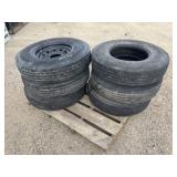 Lot 6 Doublecoin 7.50R16 Tires