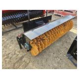 NEW GIYI Skid Steer 61" Angle Broom