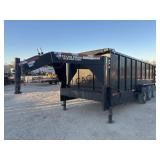 *2019 Texas Pride GN Dump Trailer
