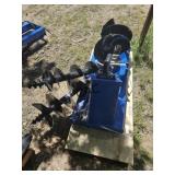NEW GIYI Skid Steer Auger w/3 Bits