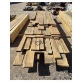 Lot of Assorted Size Pine Lumber