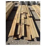 Lot of Assorted Size Pine Lumber