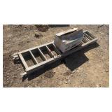 Lot of Aluminum Ramps, Electric Winch, Motor