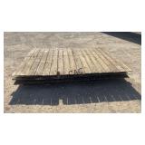 Lot of 4 - 5ï¿½X8ï¿½ Outdoor Wood Paneling