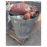 Trash Can Barrel of Assorted Smoking Pellets