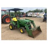 John Deere 2210 w/210 Front End Loader/Bucket