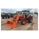 Kubota M9960 Cab/Air w/LA1353 Front Loader/Bucket