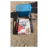 Heavy Duty Metal Bin w/Contents