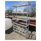 Shelving Unit and Metal Stands