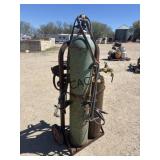 Oxygen and Acetylene Torch Kit and Cart