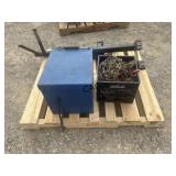 Assorted Chains and Hitch Bar