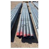 Lot of 10 - 4" Approx 30ï¿½ Galvanized Posts