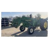 John Deere 4020 Diesel w/JD 148 Front End Loader