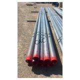 Lot of 10 - 4" Approx 30ï¿½ Galvanized Posts