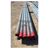 Lot of 10 - 4" Approx 30ï¿½ Galvanized Posts