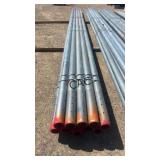 Lot of 10 - 4" Approx 30ï¿½ Galvanized Posts