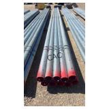 Lot of 10 - 4" Approx 30ï¿½ Galvanized Posts