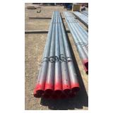 Lot of 10 - 4" Approx 30ï¿½ Galvanized Posts