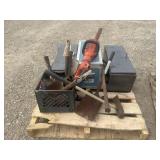 Lot of Toolboxes, Garden Tools