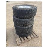 Lot of 4 Tire/Wheels