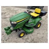 John Deere x330 Riding Mower w/JD Spreader