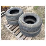 Lot of (4) 225/75R15 Tires