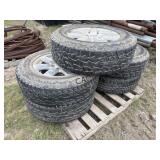 Lot of (5) Jeep Stock Wheels & Tires
