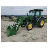 John Deere 5065E Cab/Air w/H240 Loader/Bucket