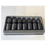 Snap-On 7pc Swivel Shallow Drive Socket Set