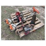 (2) Weed Eaters and Gas Auger