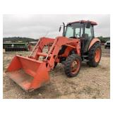 Kubota M7040 Cab/Air 4WD w/LA1153 Loader/Bucket