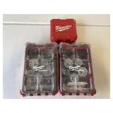 (2) Milwaukee Pack Outs & Milwaukee Hole Drill Bit