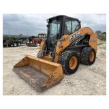 Case SV300 Cab/Air Wheeled Skid Steer