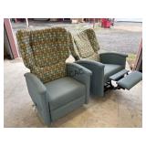 Lot of 2 Rolling Spa Recliners