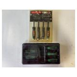 Matco 5pc Pry Bar Set and 4pc Carbon Scraper Set