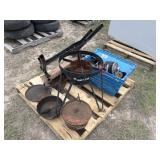 Cast Iron Pots/Pans, Burner & More