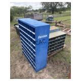 Lot of 3 Bolt Bin Organizers(With Contents!)